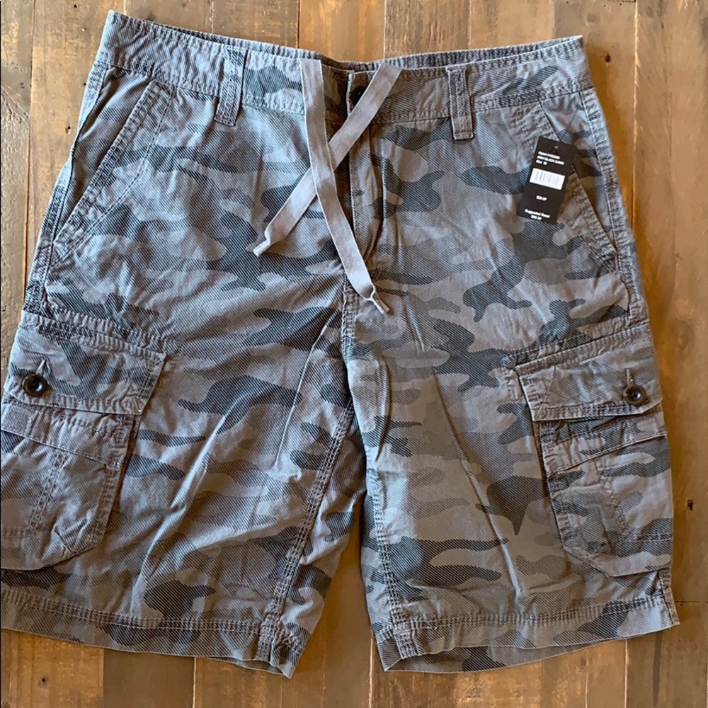 Union Expeditor Fresh Twill Cargo Short Black Camo